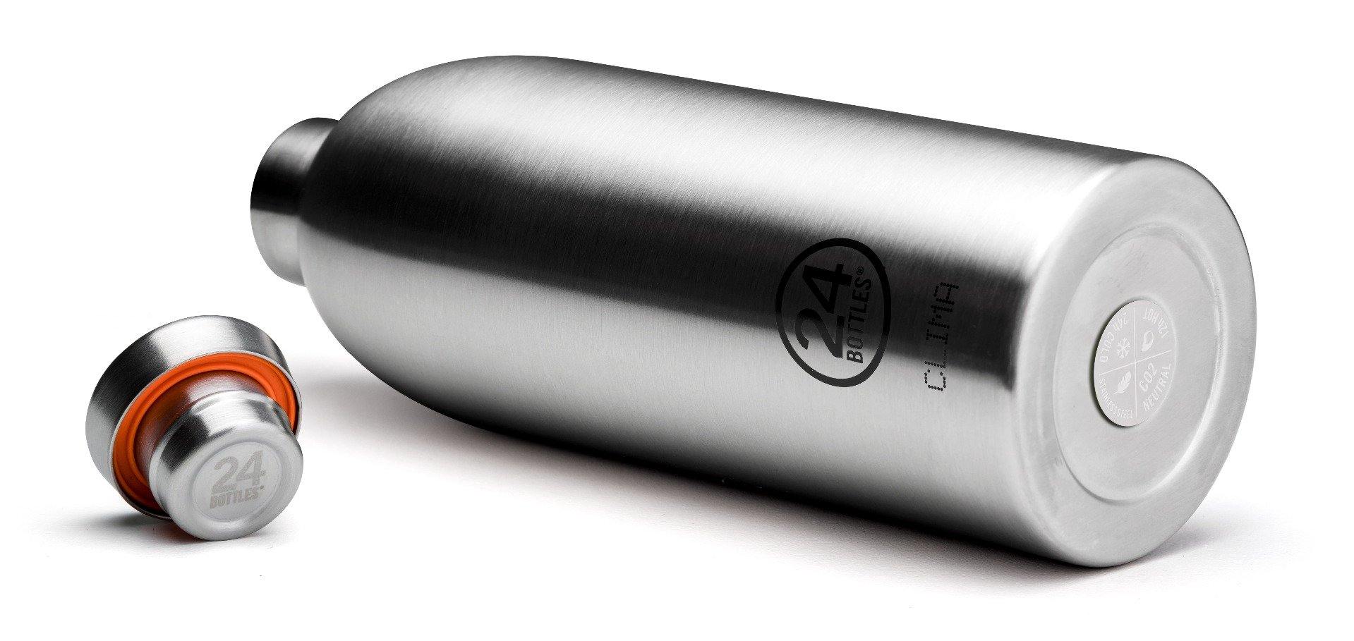 24Bottles Clima flaske, Steel - 850 ml. - Bahne